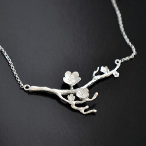 Cherry Blossom Branch Necklace
