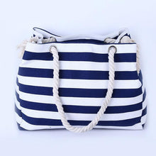 Canvas and Rope Handbag