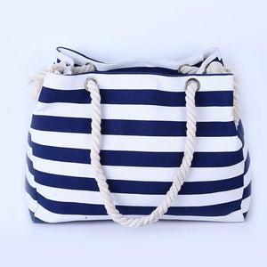 Canvas and Rope Handbag