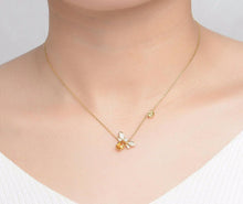 Citrine Bee Necklace